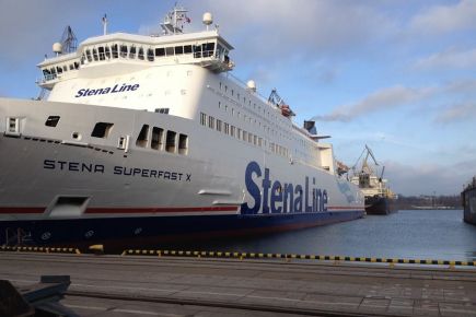 Stena Superfast X gotowa do wejścia na trasę